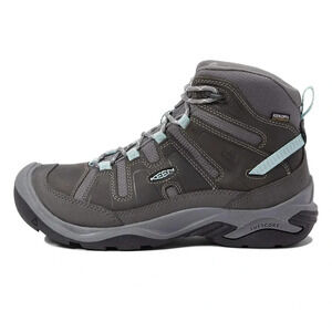 Keen Womens Circadia Mid Top Hiking Boots Lace Up Waterproof Steal Gray Size 11